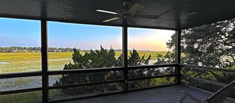 Marsh view double decker ultimate privacy off the main paths. 862 Fiddlers Ridge