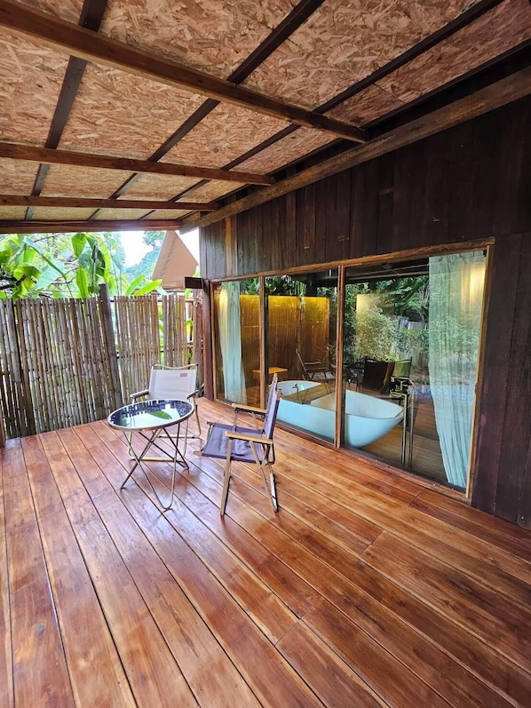 Japanese-style Room, 1 Bedroom, Non Smoking, River View | Terrace/patio