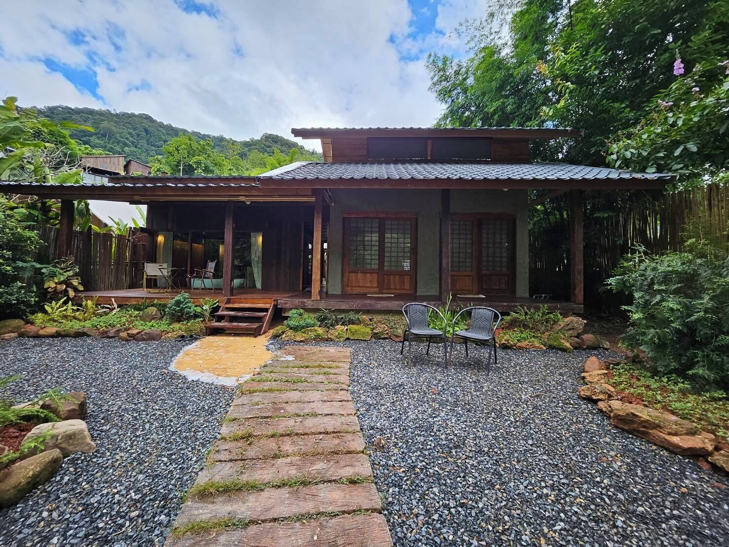 Japanese-style Room, 1 Bedroom, Non Smoking, River View | Terrace/patio