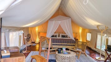Luxury Tent | 1 bedroom, free minibar, individually decorated, blackout drapes