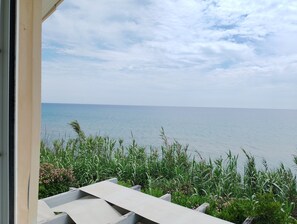 Property grounds - DIRECTLY ON THE SEA CHARMING MAISONETTE APARTMENT for 2 to 5 guests (Korfu)