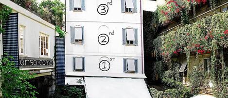 Façade de lâhĂ©bergement