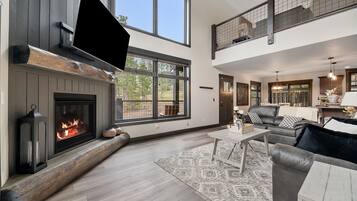 TV connectée, cheminée