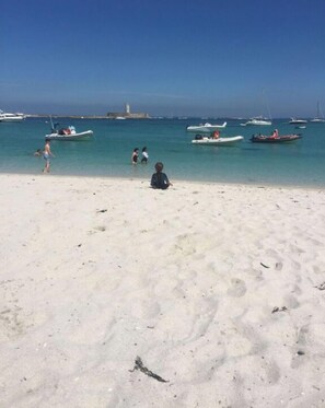 Na praia 