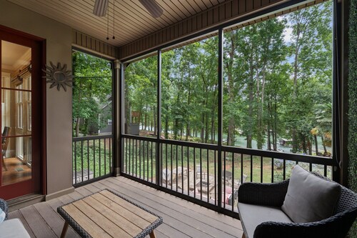 Insta-Worthy Lakefront Home w/ Dock + Fire Pit & Game Room