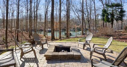 Insta-Worthy Lakefront Home w/ Dock + Fire Pit & Game Room