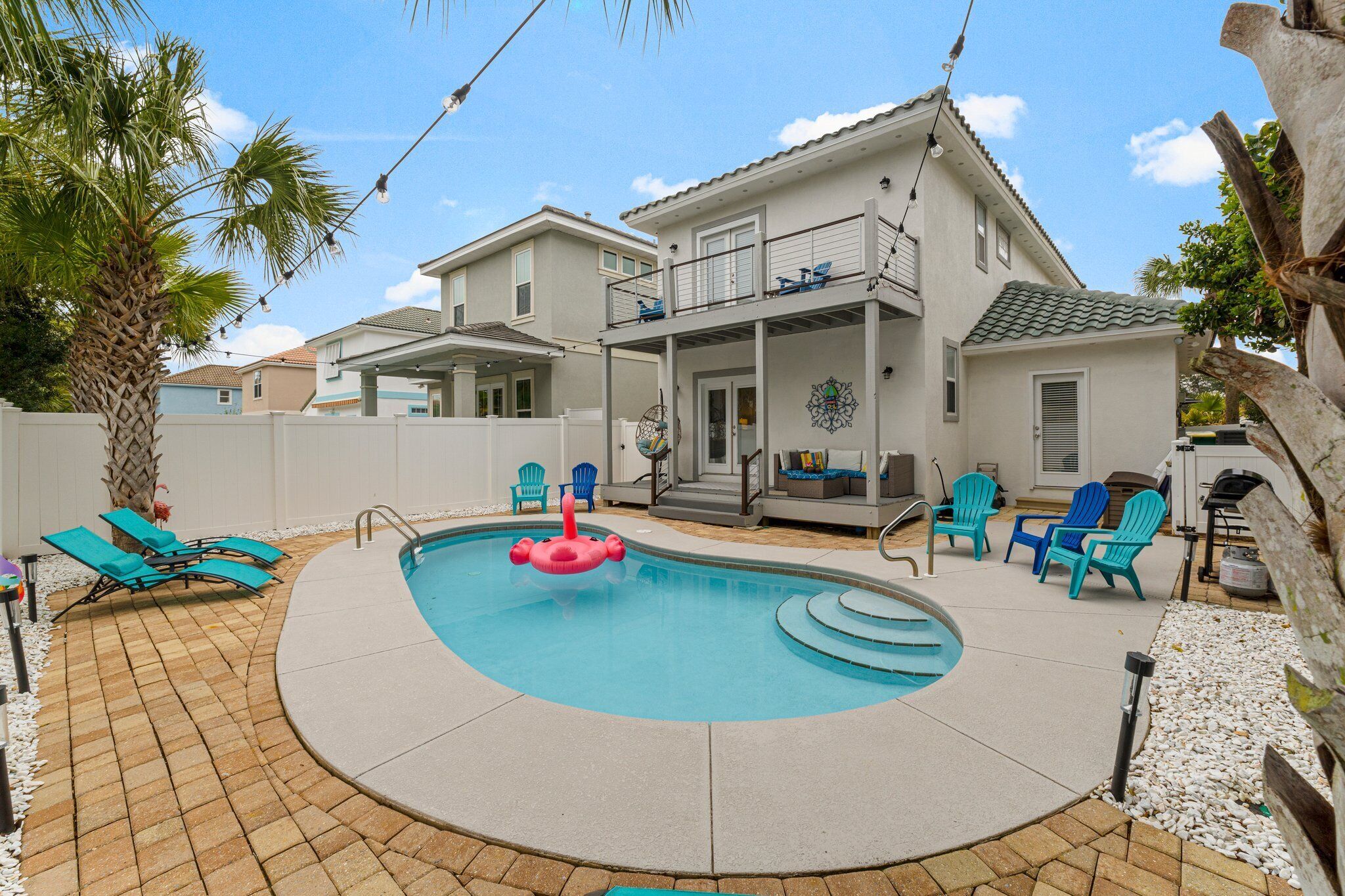 屋外プール、温水プール