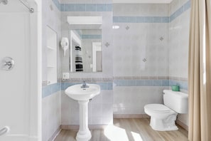 Shower, hair dryer