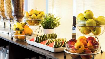 Daily buffet breakfast for a fee