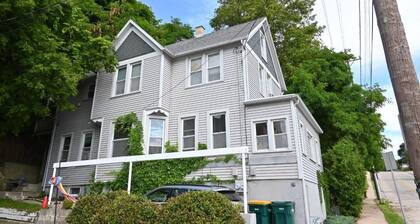 Lower flat steps from the lake and downtown