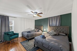 2 bedrooms, desk, iron/ironing board, free WiFi