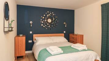 1 غرفة نوم وبديكورات فريدة لكل غرفة وطراز فريد لكل وحدة وواي فاي مجانًا