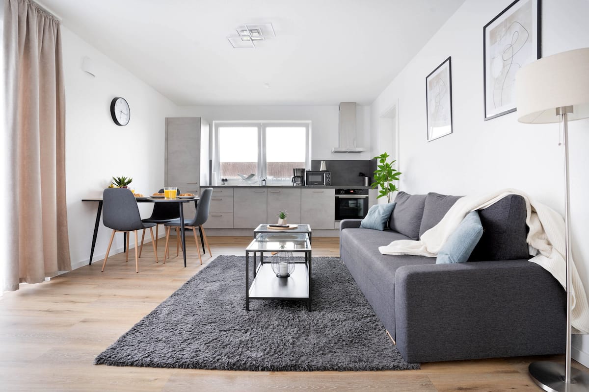 Panoramic Apartment | Living area | TV