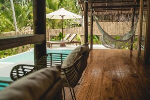 Luxury Cabin | Terrace/patio