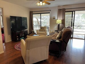 Smart TV, video games, DVD player, offices