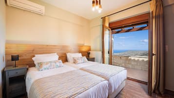 2 chambres, bureau, fer et planche à repasser, lit de bébé portatif