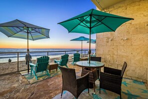 Absolutely Beachy, Unit 102 | Terrace/patio - Seashore on the Sand (Carlsbad)