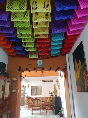 Interior entrance - Posada Xochitl (Oaxaca)