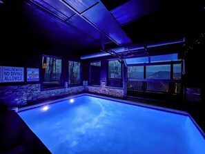 Indoor pool, a heated pool