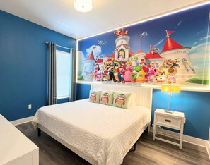 4 bedrooms, iron/ironing board, travel crib, WiFi