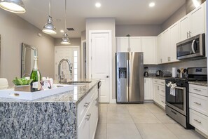 Microwave, dishwasher, highchair