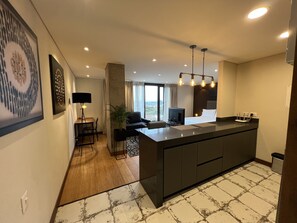 Deluxe Apartment | 1 bedroom, in-room safe, desk, laptop workspace - R4/ Artistic Loft in historic Candelaria (Bogotá)