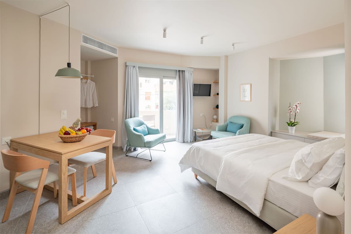 Classic Studio Apartment W | 1 slaapkamer, lakens van Egyptisch katoen, luxe beddengoed