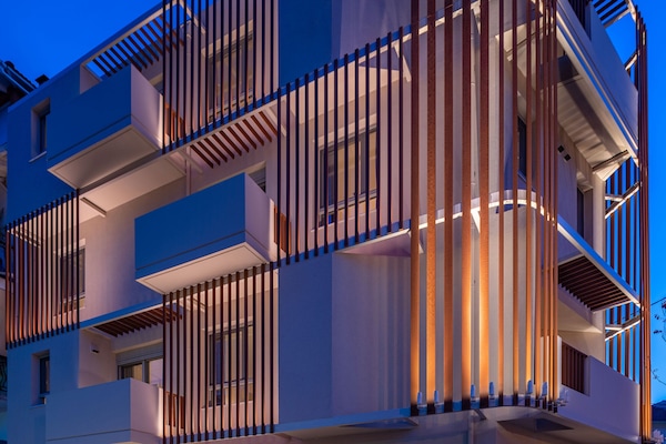 Fassade der Unterkunft