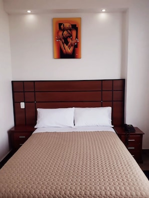 Free WiFi, bed sheets