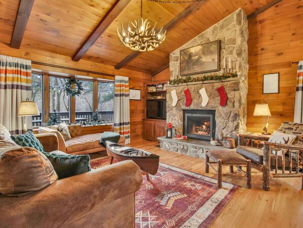 TV, lareira, videogames, DVD player