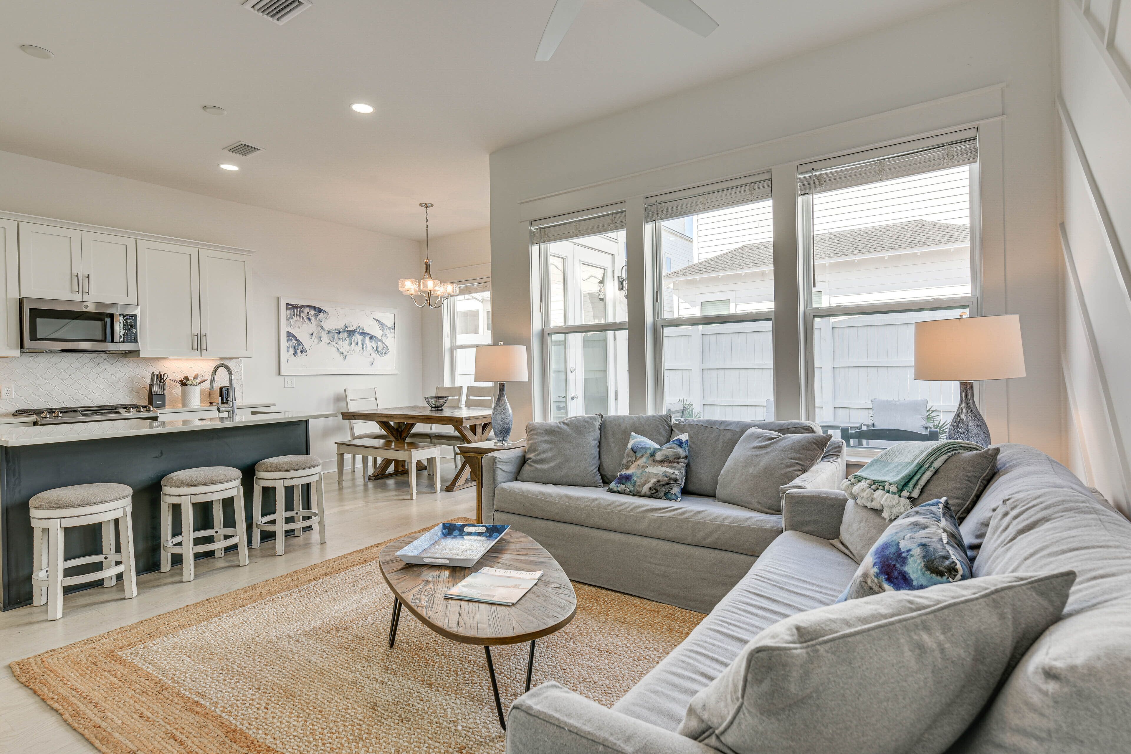 Spacious Inlet Beach Home ~ 1/2 Mi to Beach!