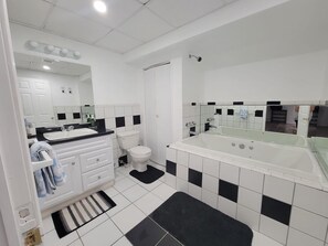 Douche, sèche-cheveux
