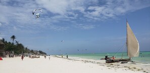 Vlak bij het strand, strandlakens