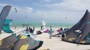 Beach nearby, beach towels