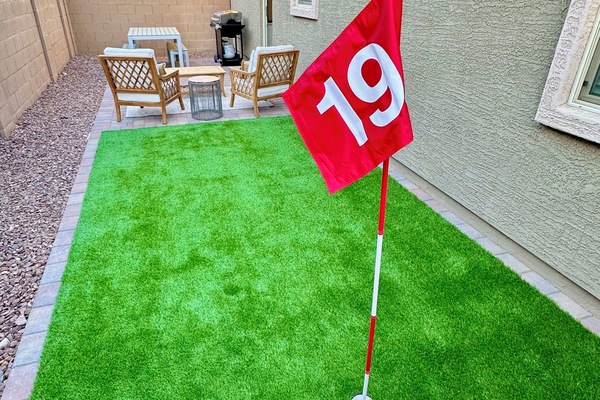 Private Outdoor area for the Casita. Perfect for those beautiful Arizona Nites!