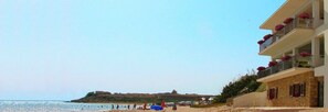 En la playa 