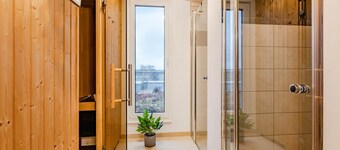 Apartment on the Szczecin Lagoon, with terrace, sauna and leisure area