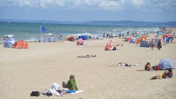 På stranden, liggestole