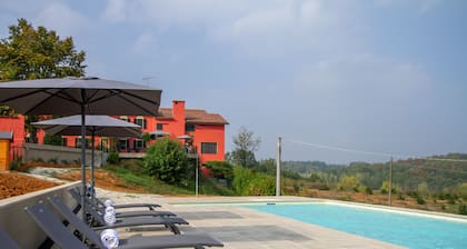Villa in Piedmont with private pool in beautiful vineyard of Tenuta CostaRossa