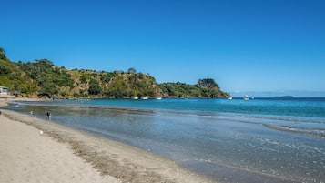 Beach nearby, white sand