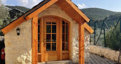 private chalet with outdoor jacuzzi and barbecue