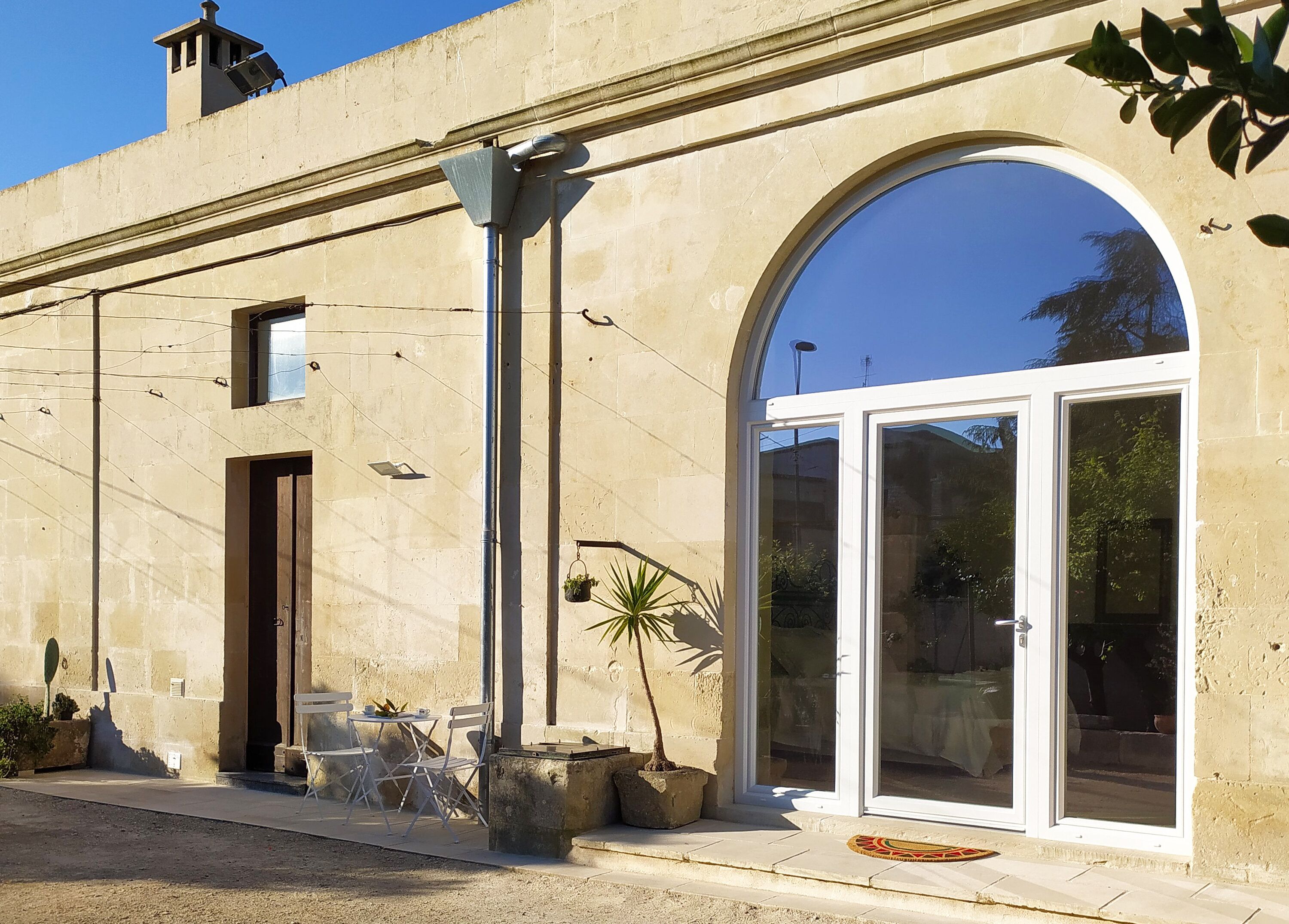 Façade de l’hébergement