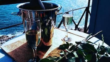 Vue depuis lâhĂ©bergement