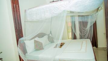 Individually decorated, desk, iron/ironing board