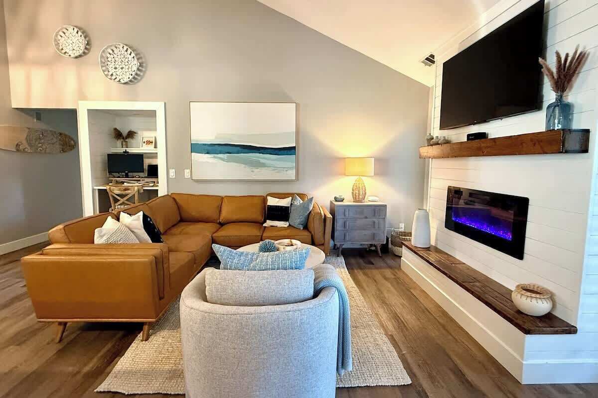 Una Smart TV, una oficina