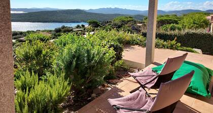 Villa "Bella" with Sea View, 2 Terraces & A/C
