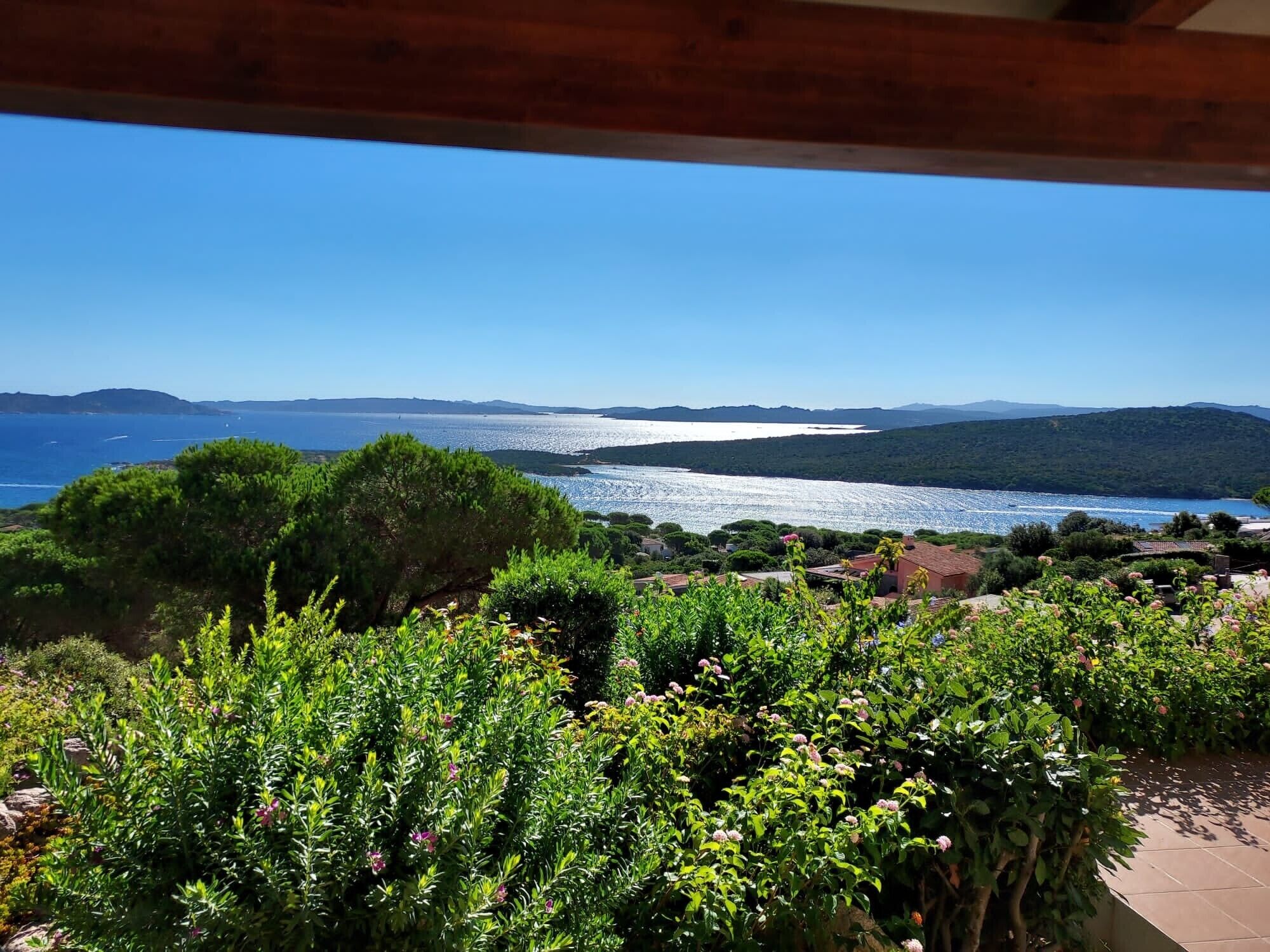 Blick von der Unterkunft