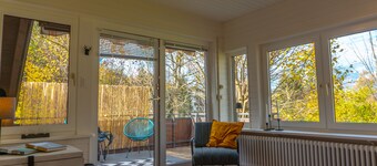 Quiet 2 room garden loft with terrace