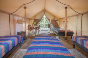 6 chambres, bureau, chambres insonorisées, fer et planche à repasser