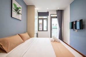 Departamento empresarial | 1 habitación, wifi gratis y ropa de cama